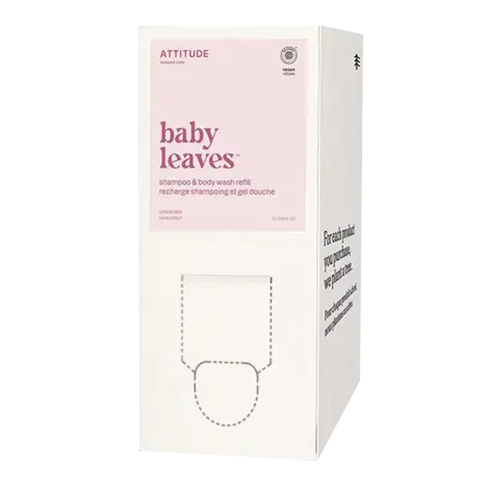 Attitude Baby Leaves Shampoo And Body Wash Refill - Unscented - 2 L