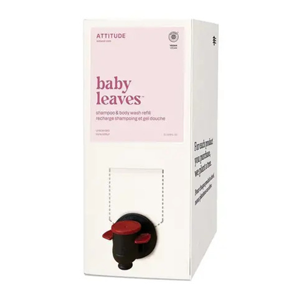 Attitude Baby Leaves Shampoo And Body Wash Refill - Unscented - 2 L