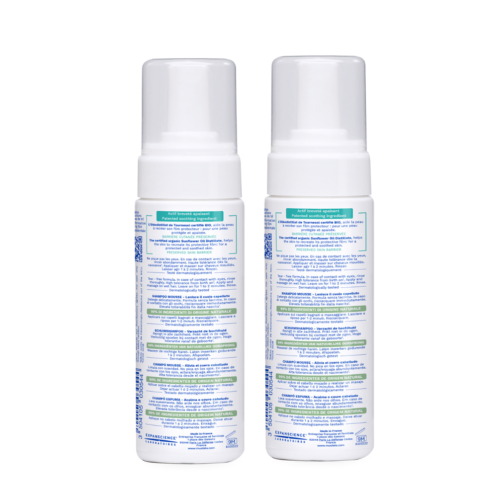 Mustela - Stelatopia Foam Shampoo 150ml - Pack Of 2