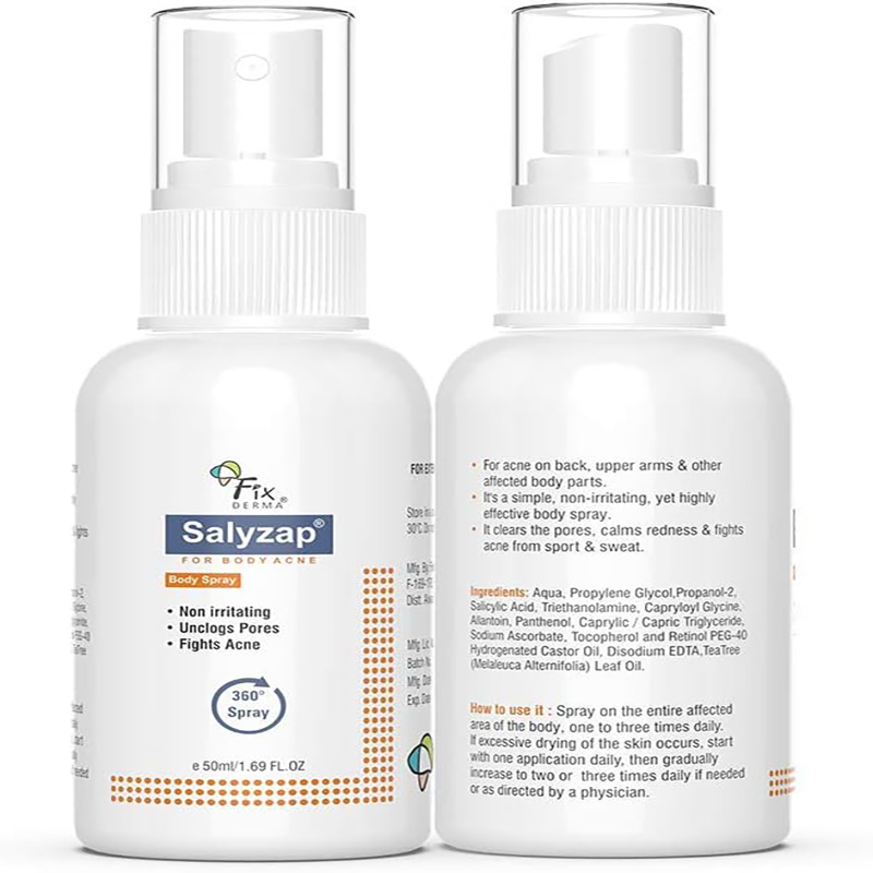 Fixderma - Salyzap Body Acne Spray - 50ml