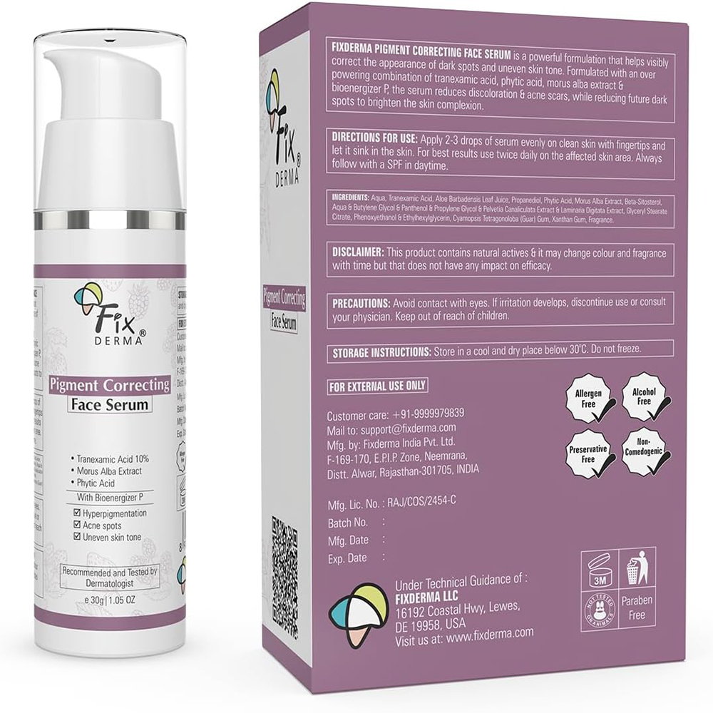 Fixderma - Pigment Correcting Face Serum - 30 gm