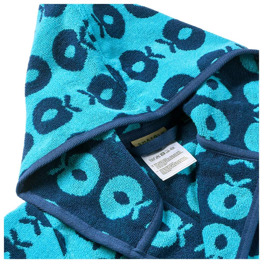 Smafolk - Apple Print Bathrobe - Blue