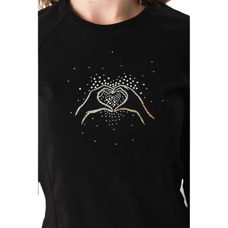 Onesports - Girl's Millenium Long Sleeves Shirt - Black