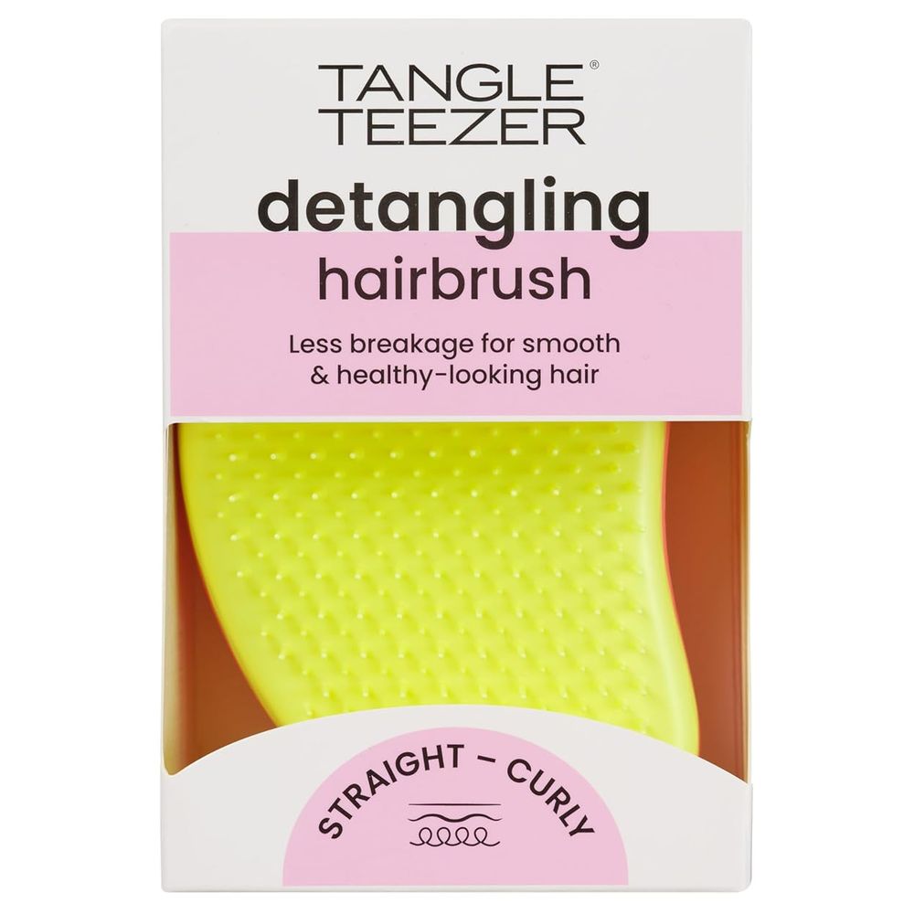 Tangle Teezer Original Detangling Hairbrush - Salmon Pink/Yellow