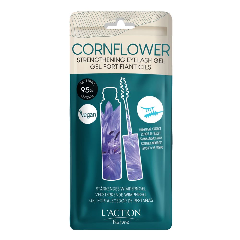 L'Action - Cornflower Strengthening Eyelash Gel - 10 ml