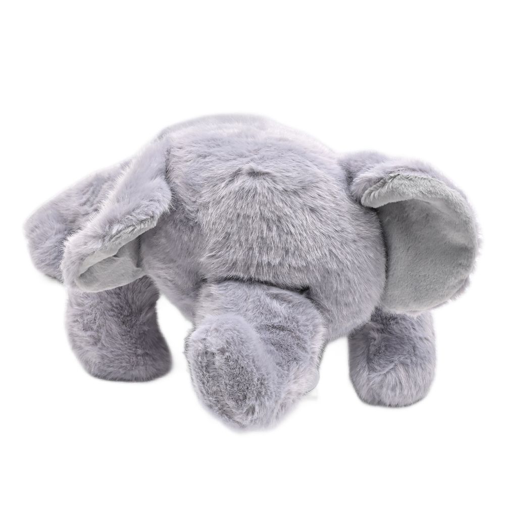 Toto Toys - Plush Soft Toy-Lying Elephant 47 Cm - Grey