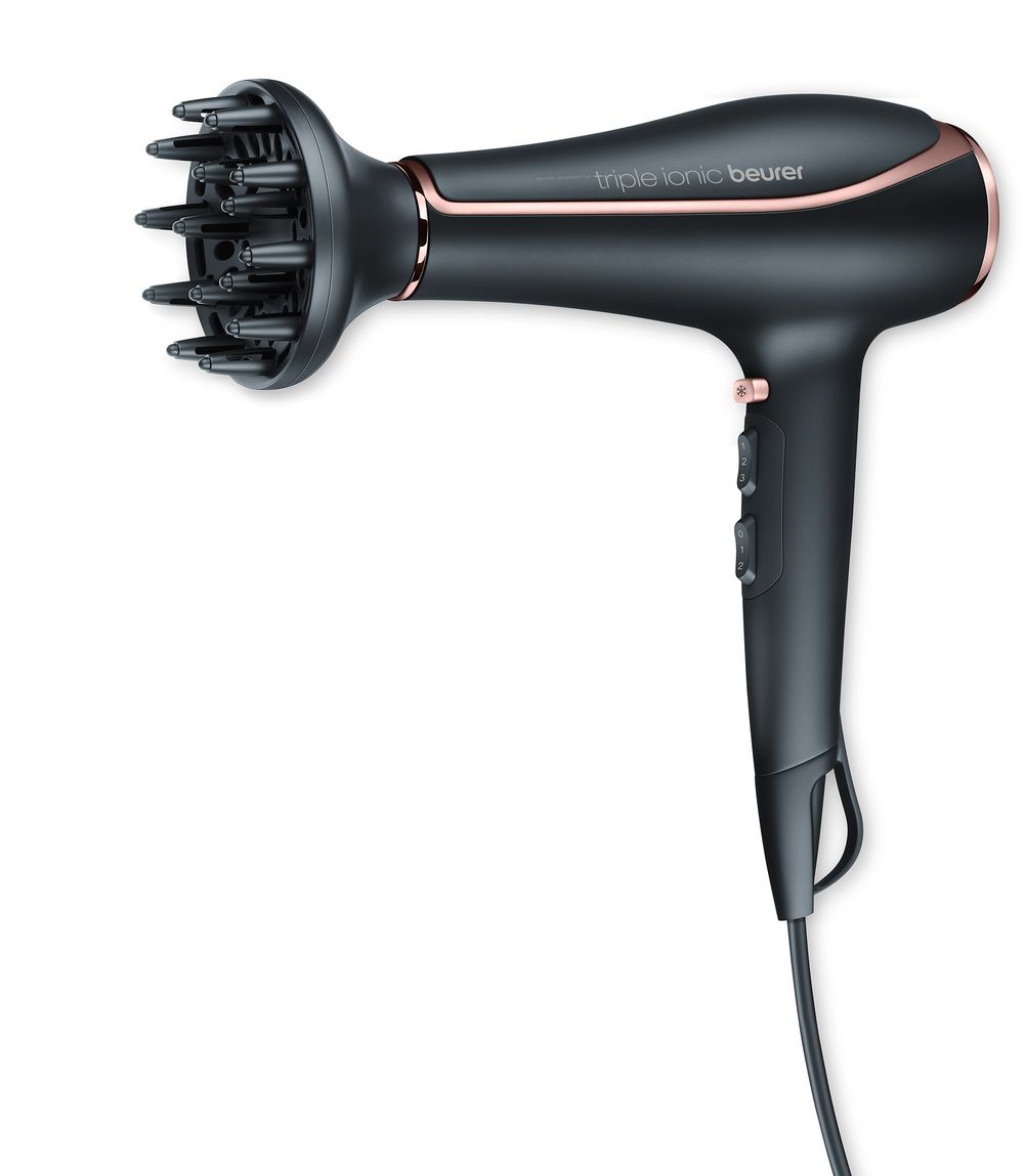 Beurer - StylePro Hair Dryer 2200 W - Black/Rose