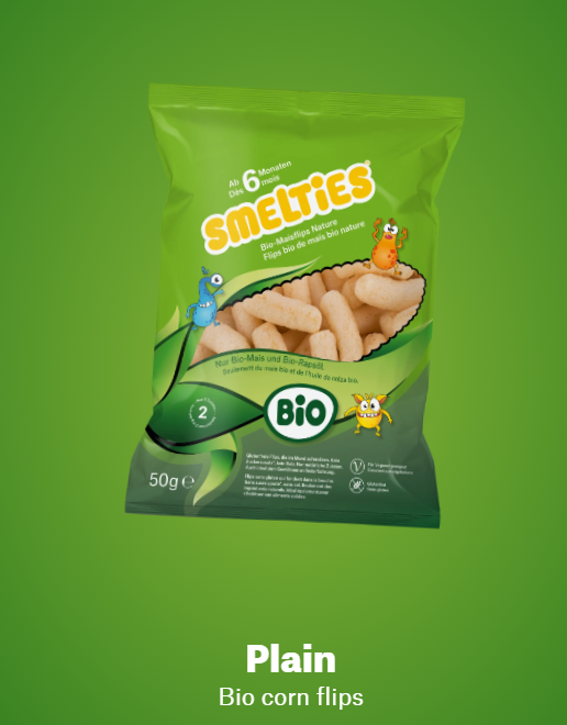 Smelties - Organic Corn Flip 50g - Pack of 18