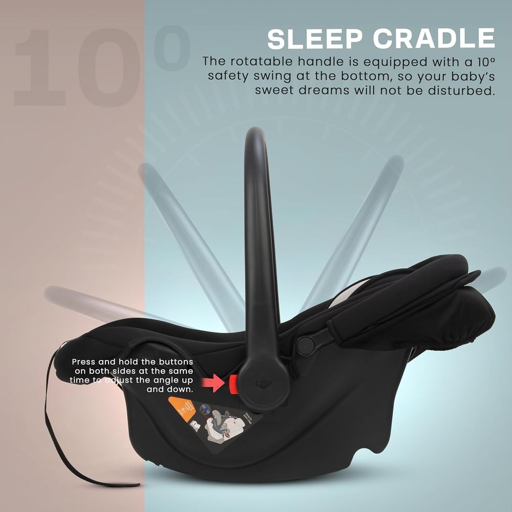 Baybee 3-In-1 Baby Carry Cot With Canopy