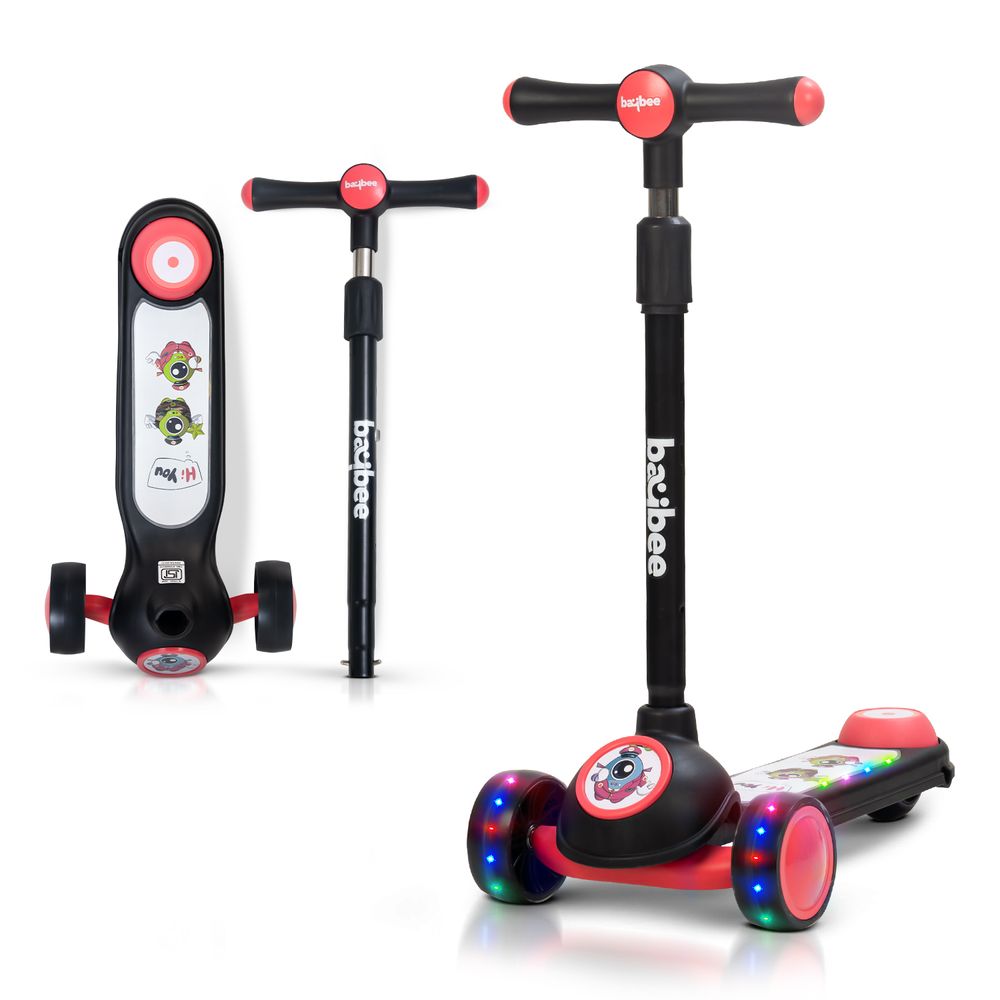 Baybee - Rolo Kids Scooter - Black