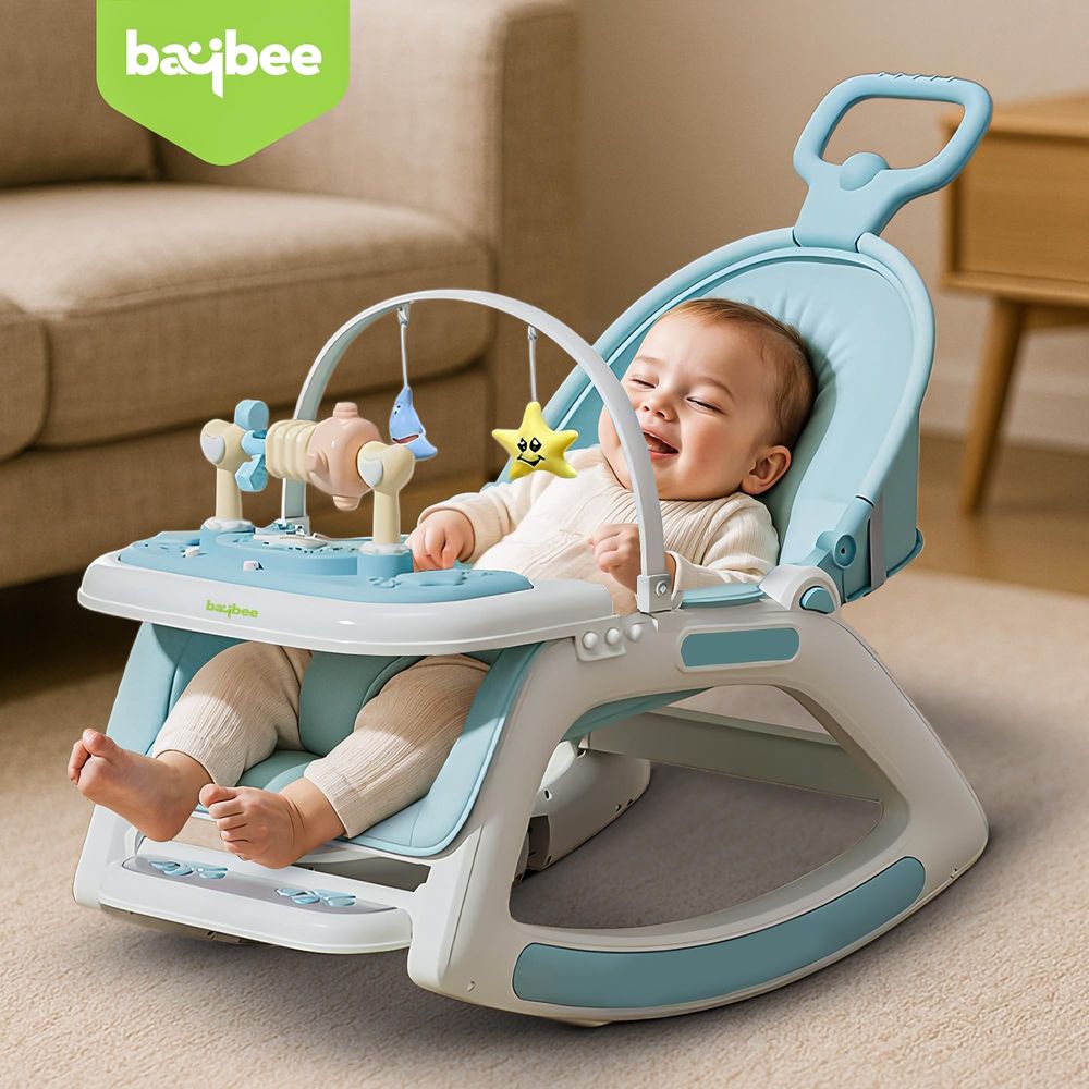 Baybee - 5-In-1 Baby Rocking Chair - Blue