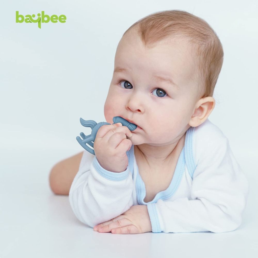 Baybee - Molar Silicone Teether - Horse