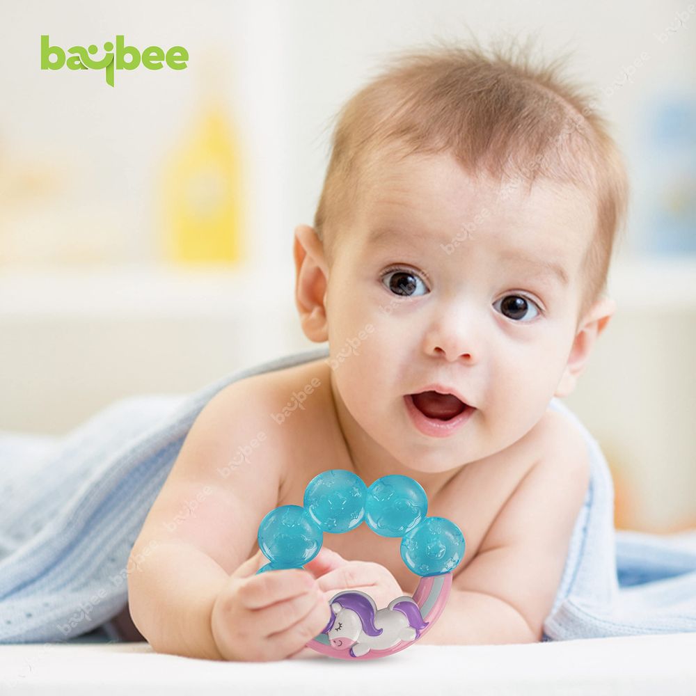 Baybee - Unicorn Natural Water Filled Silicone Teether