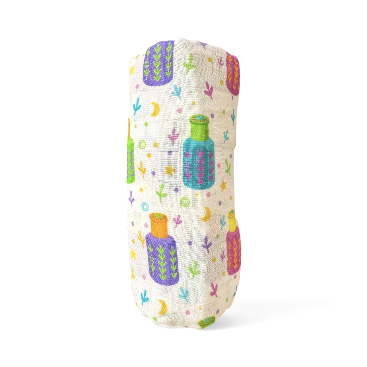 Baladi Dihn Al Oud Printed Baby Swaddle - Multicolor