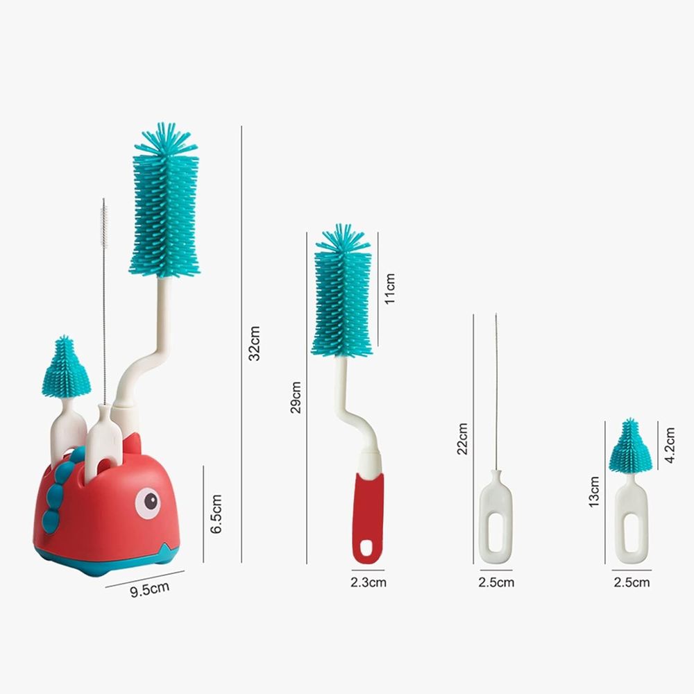 Factory Price - B Kaylen Silicone Bottle Brush Set - 3 Pcs