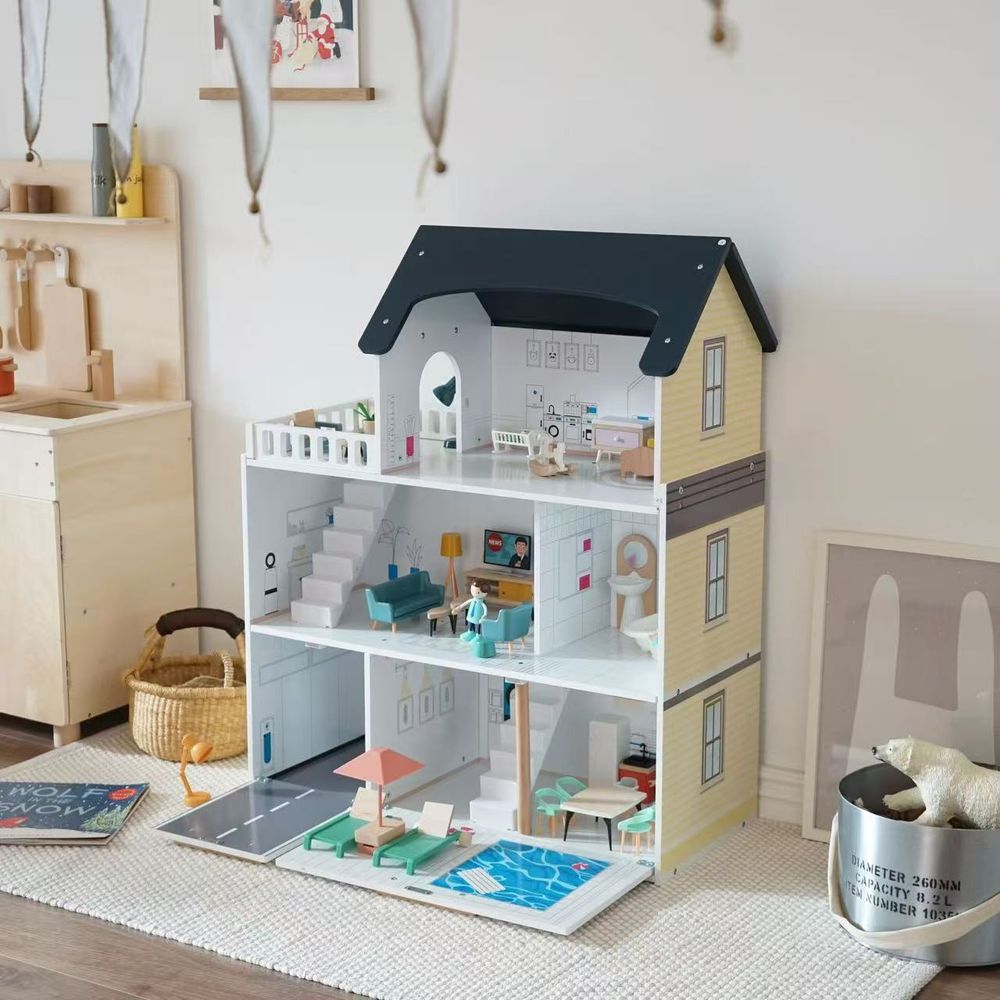 Factory Price - Classic Wooden Doll House