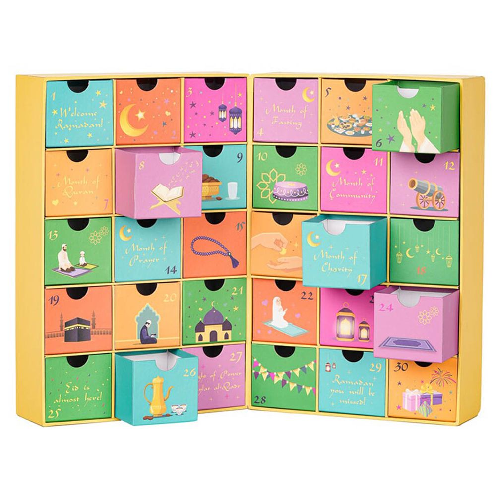 هلالفُل - صندوق تقويم رمضان للأطفال - متعدد الألوان