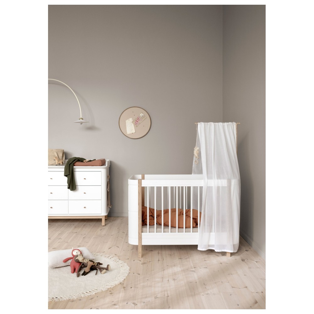 Oliver Furniture - Wood Mini+ Bed Canopy & Mobile Holder Only - Oak
