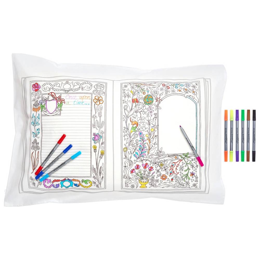 Eat Sleep Doodle - Pillowcase - Fairytale And Legend