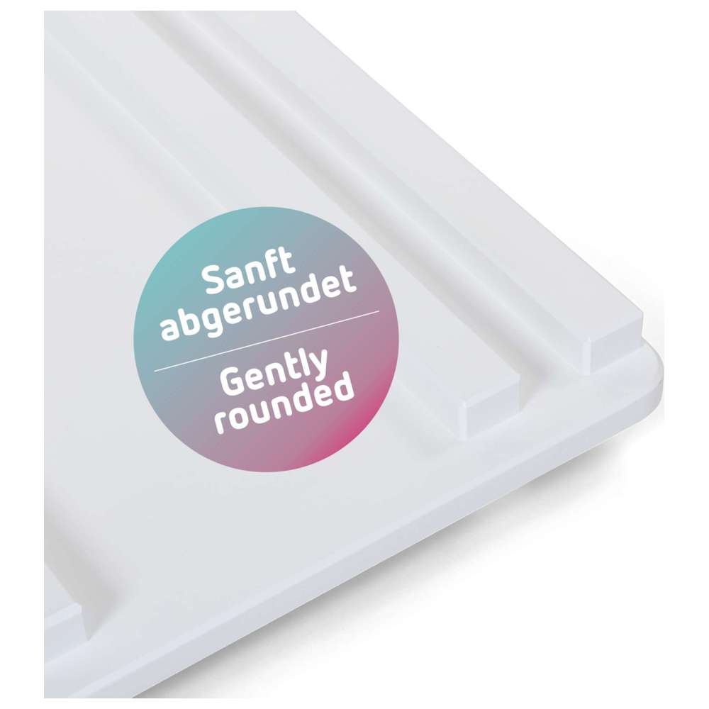 Babybay - 2-In-1 Littlefoot Climbing Ladder & Slide - White Varnished