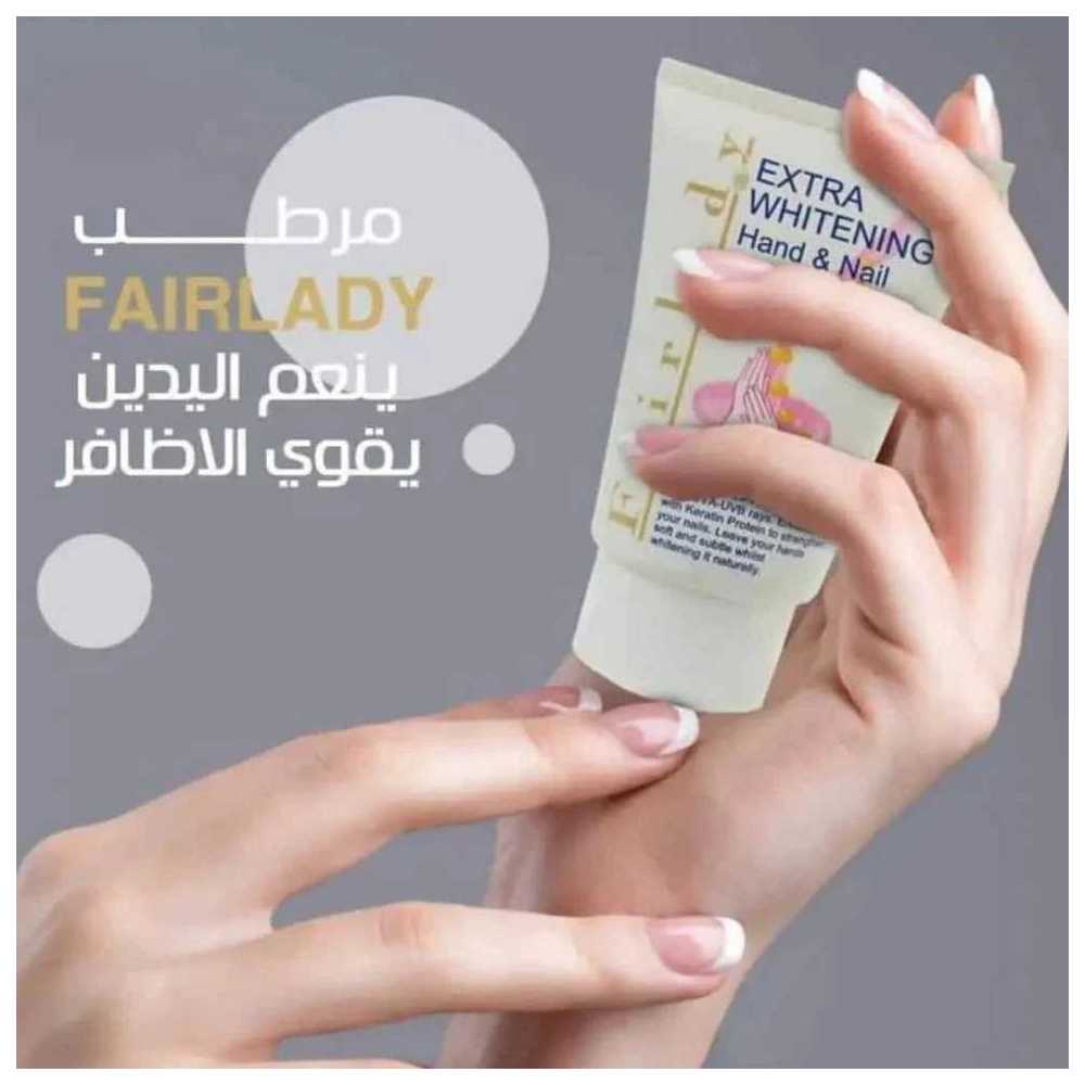 Fairlady - Extra Whitening Hand And Nail Milk Repair - 100 ml