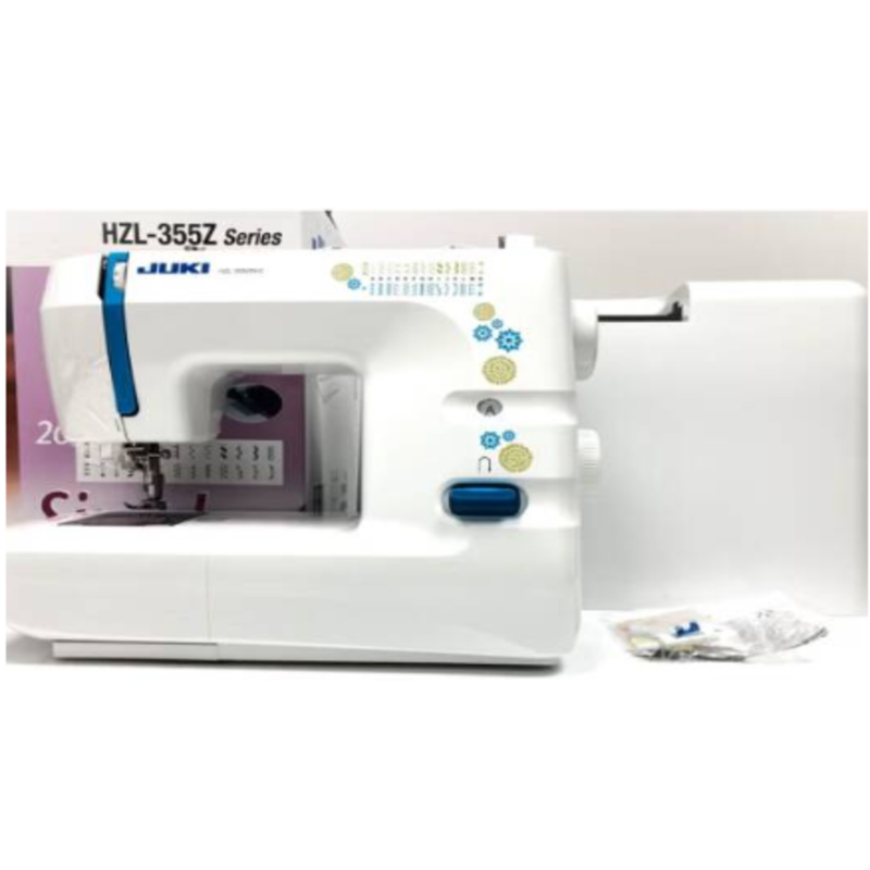 Juki Hzl-355zw-c Electric Sewing Machine - 26 Stitches - 1 Step Buttonhole - Automatic Needle Threader - Led Light