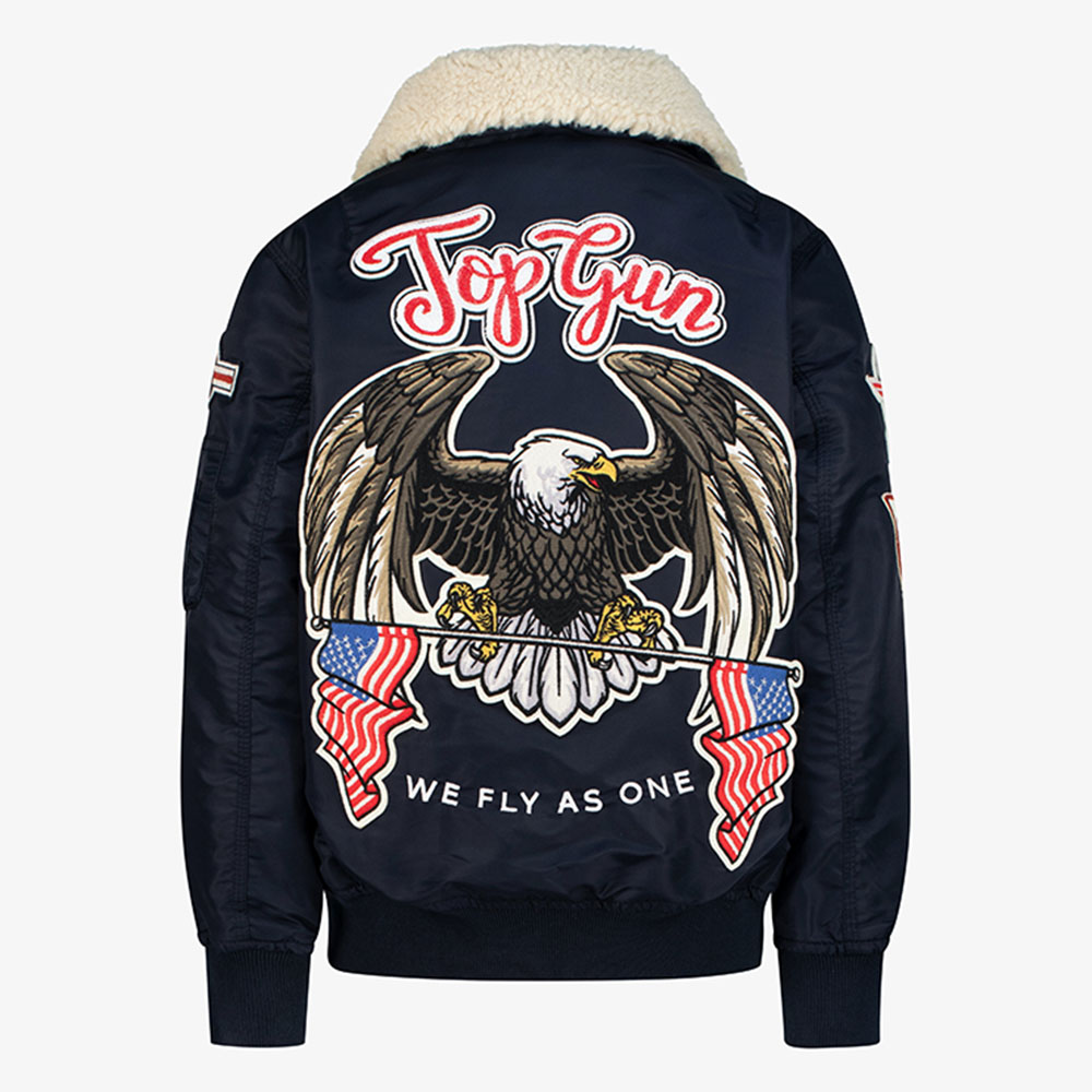 Top Gun - Kids Eagle Nylon Jacket - Navy