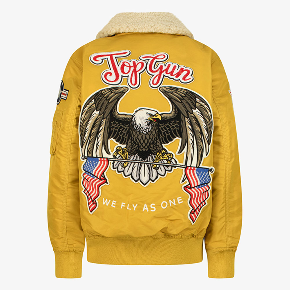 Top Gun - Kids Eagle Nylon Jacket - Yellow