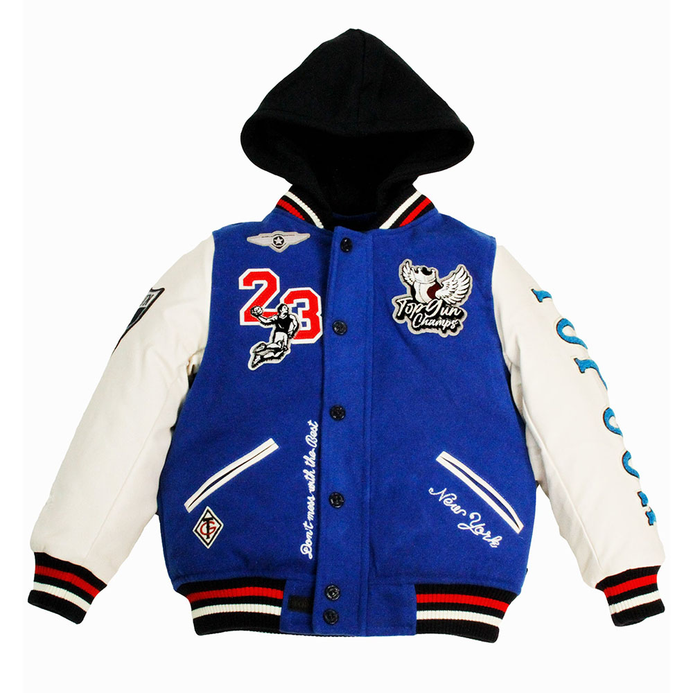 Top Gun - Kids The Flying Legend Varsity Jacket - Blue