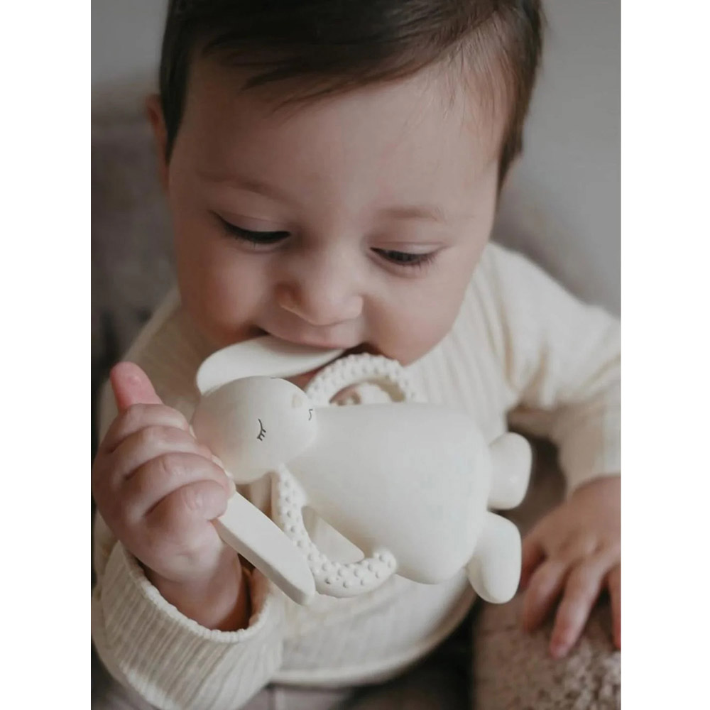Moonie Natural Rubber Teether Bunny