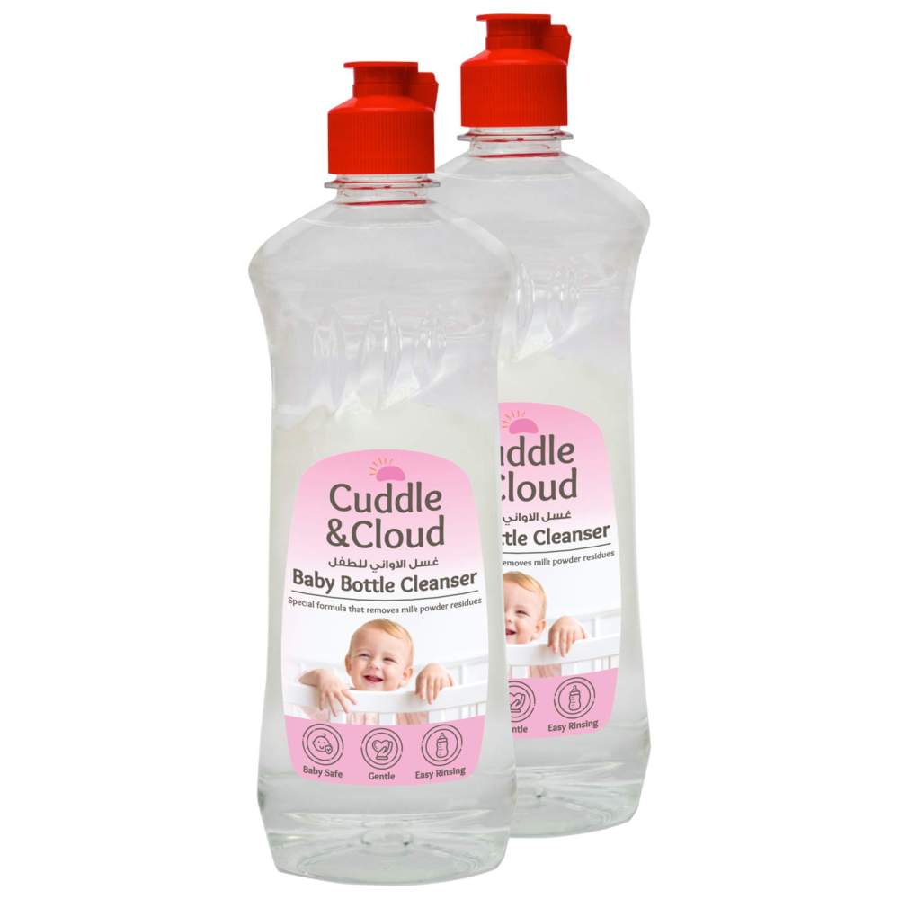 Cuddle & Cloud - Baby Bottle Cleanser - Pack of 2 - 500 ml