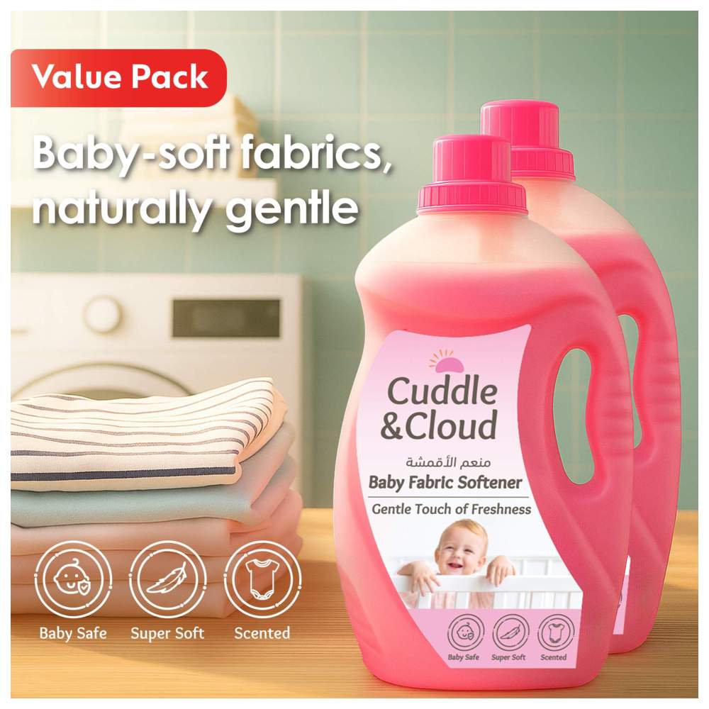 Cuddle & Cloud - Baby Fabric Softener - Pack of 2 - 2 L