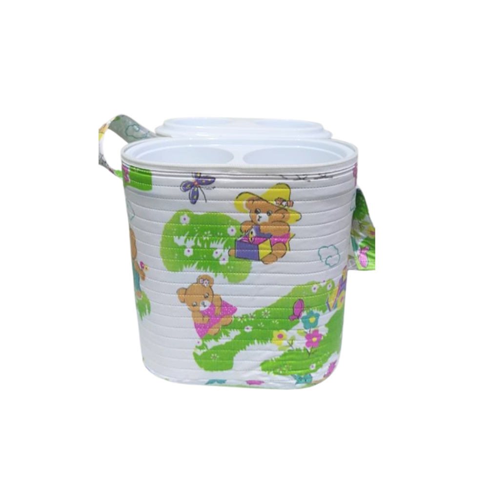 Cuddle & Cloud Thermal Double Baby Bottle Warmer - Bear Garden