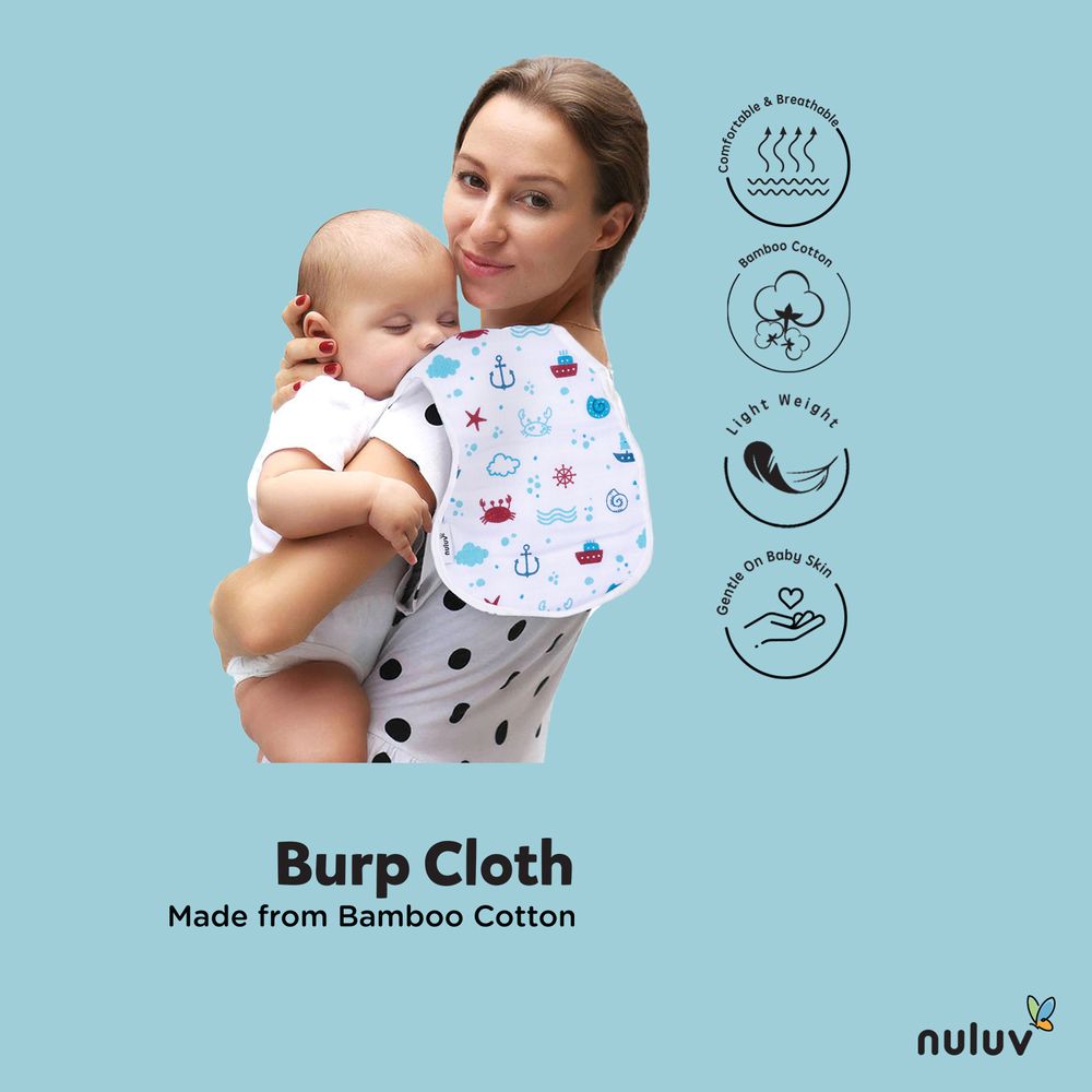 Nuluv - Anchor Burp Cloth
