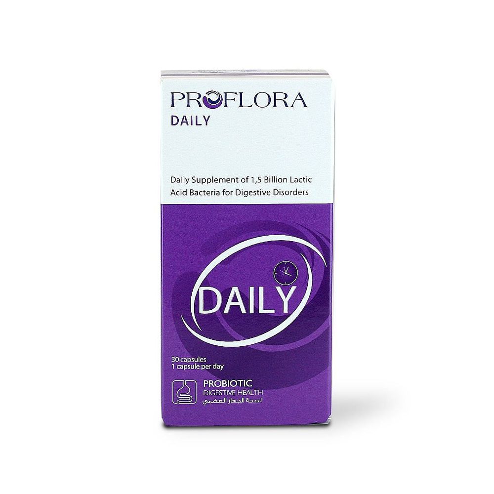 Proflora Daily - Multi‑Strain Probiotic + Prebiotic Fiber for Daily Digestive & Immune Support