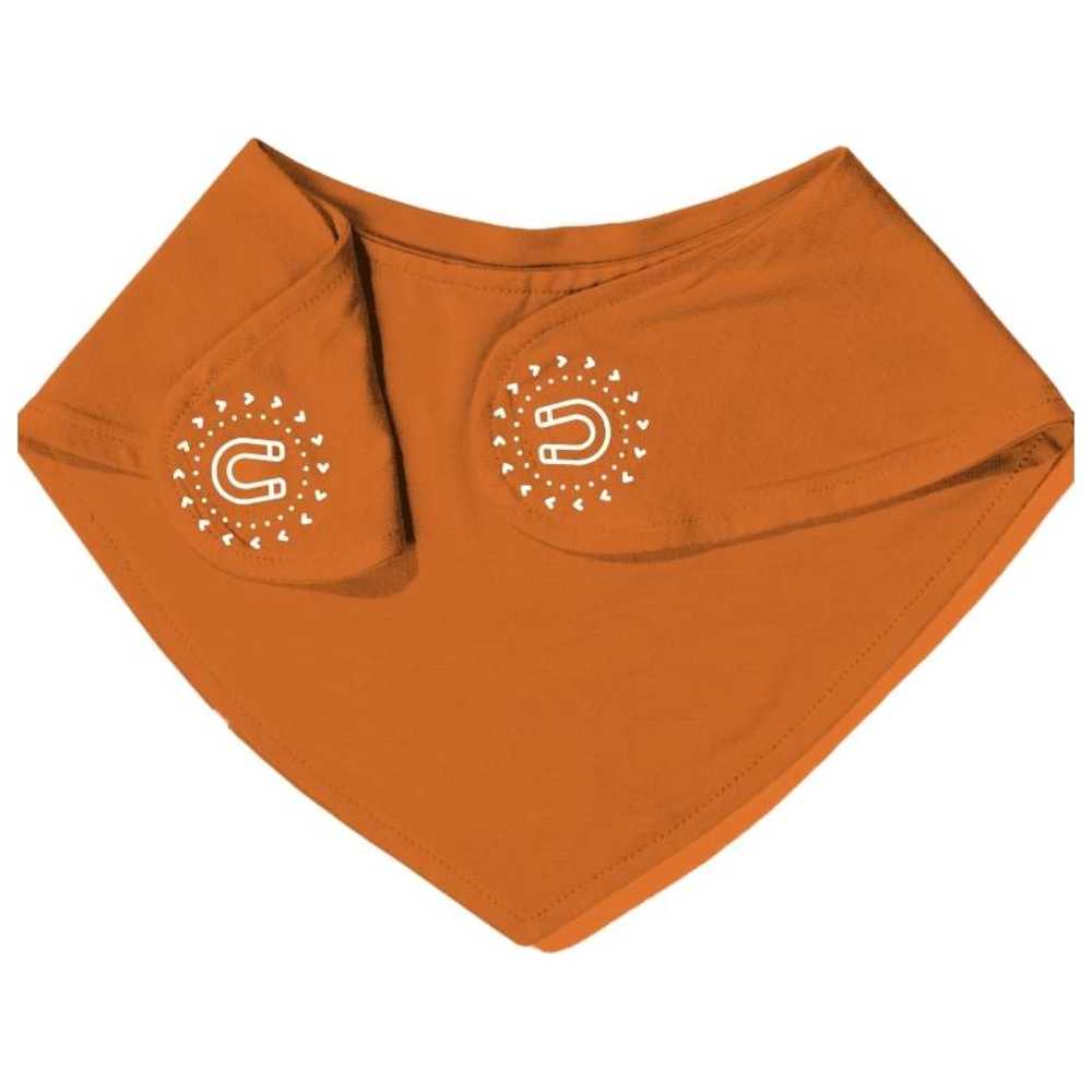 Birdie - Magnetic Bamboo Bib - Terracotta