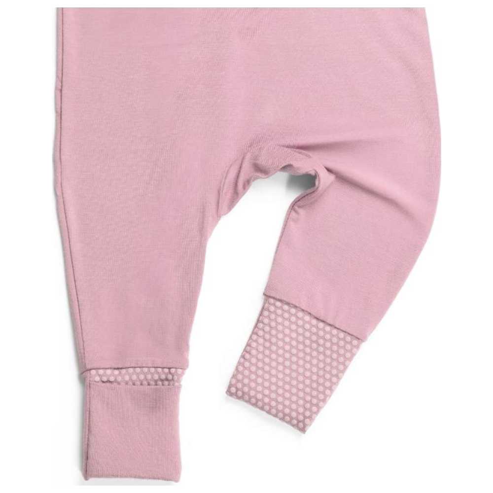 Birdie - Magnetic BabyGrow Bamboo Sleepsuit - Dusty Pink