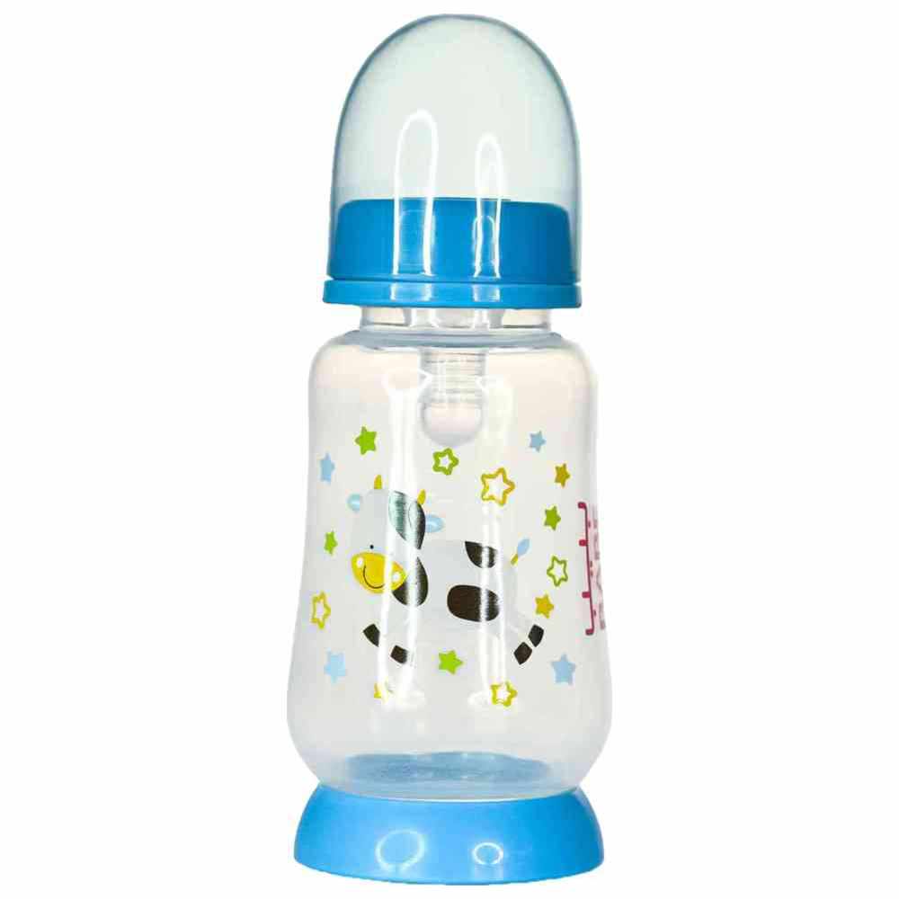Babe - Baby Feeding Bottle - Blue - 125 ml