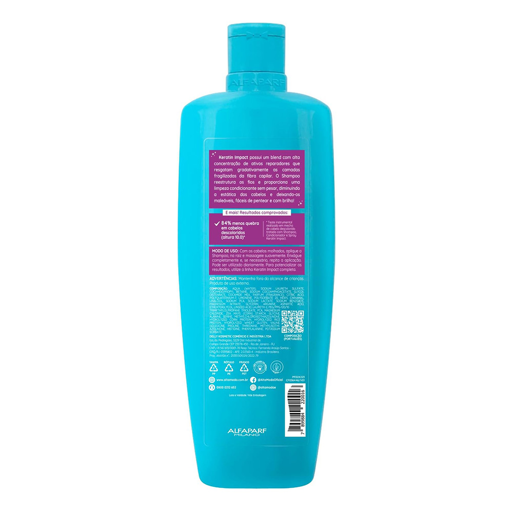 Alta Moda - Keratin Impact Shampoo - 300 ml