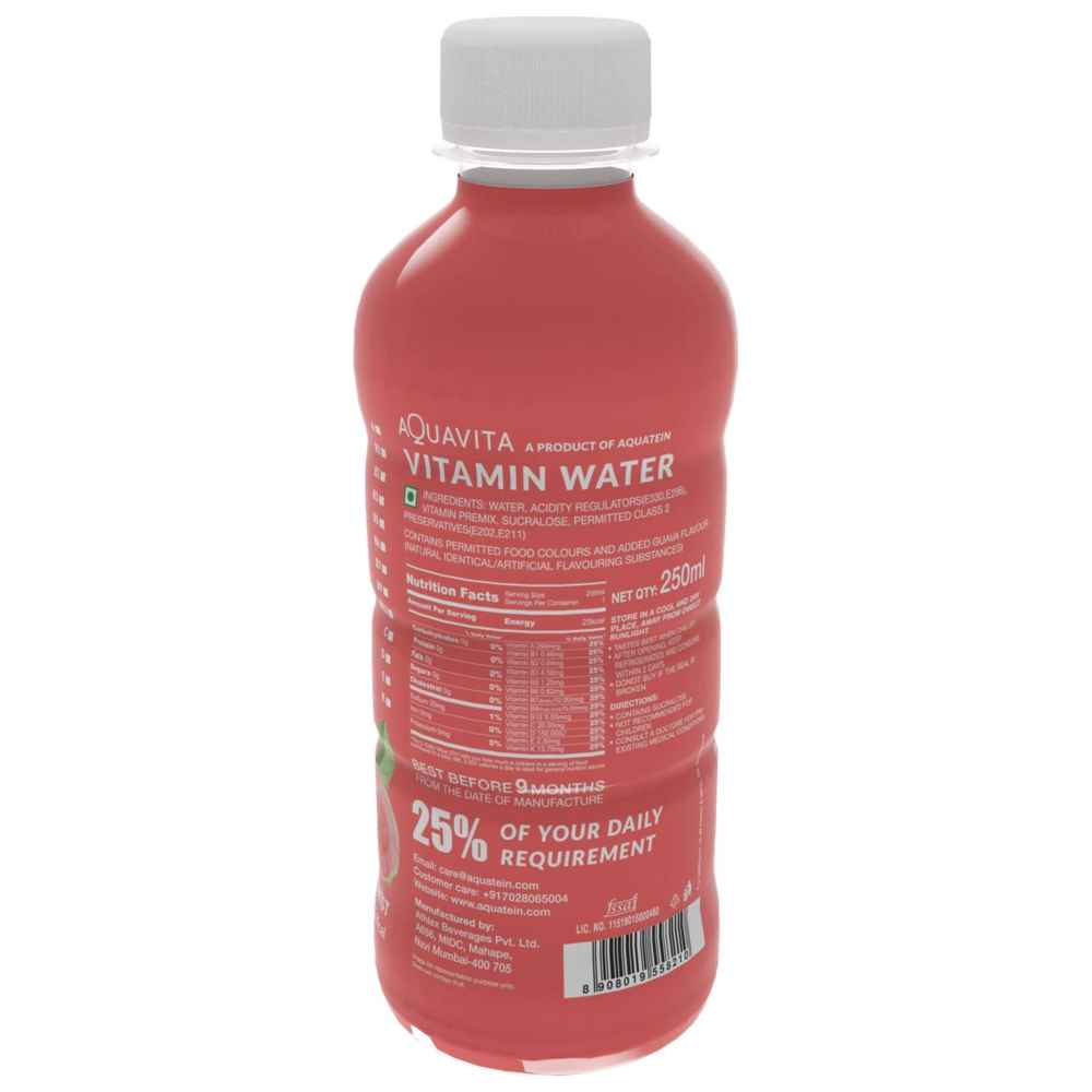Aquavita - Vitamin Water - Guava Twist - 250 ml