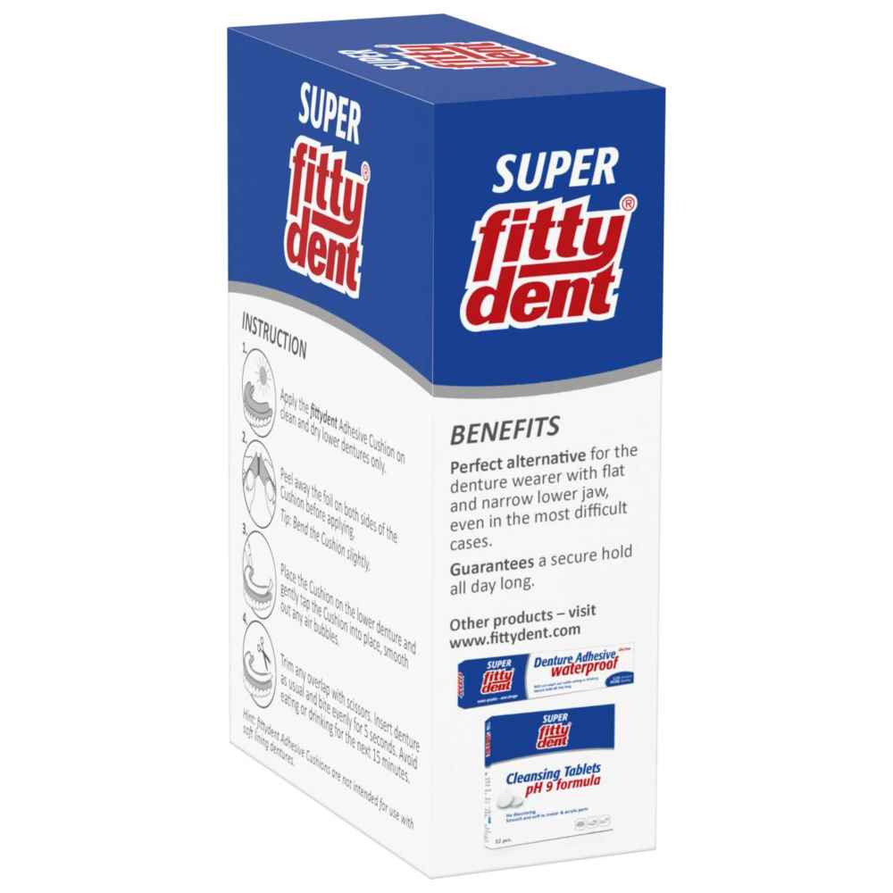 Fittydent - Super Denture Adhesive Cushions - 15 Strips