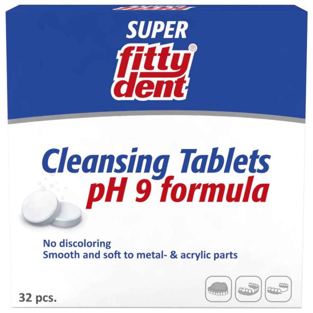 Fittydent - Super Ph 9 Formula Cleansing Tablets - 32 Pcs