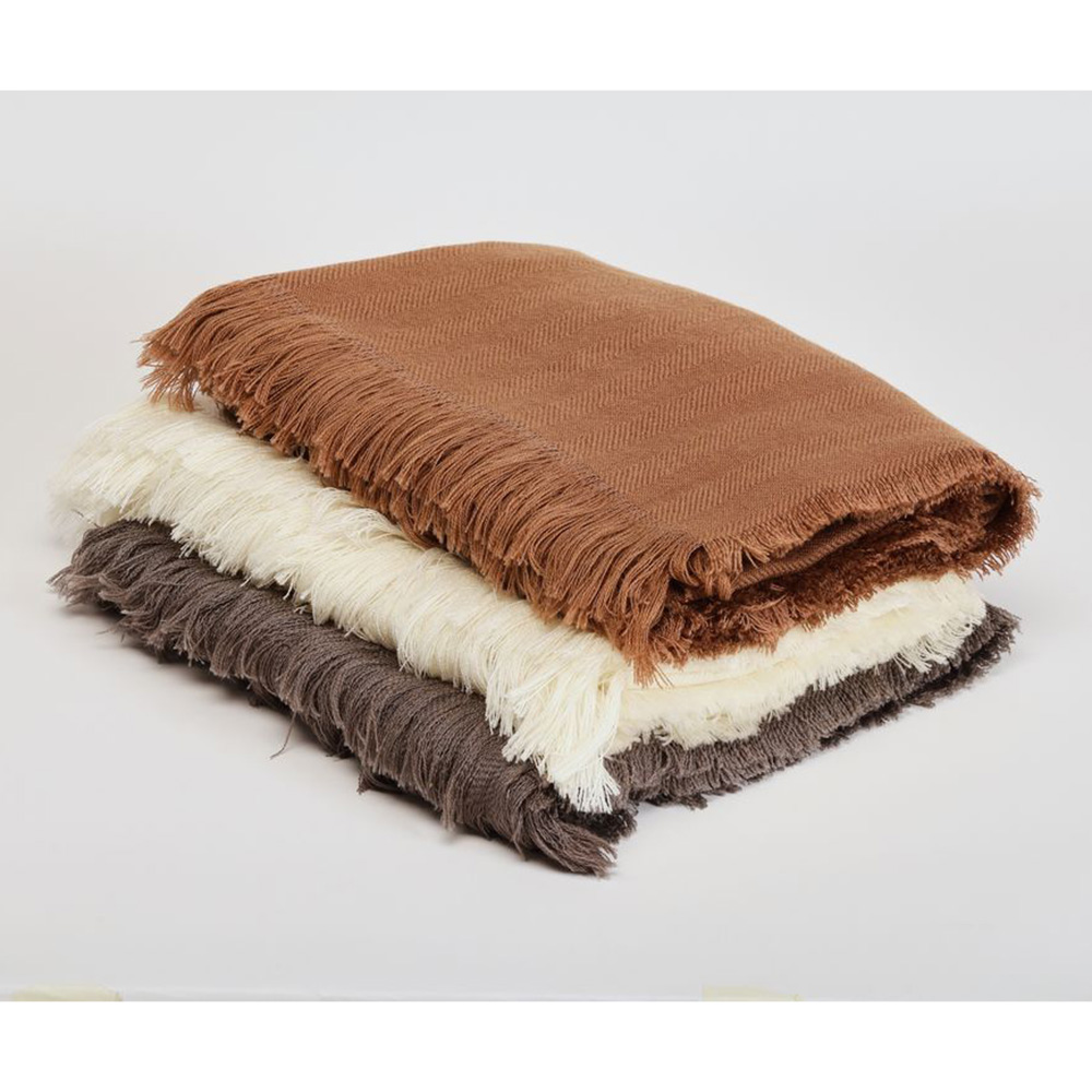 Kasiemobi - 100% Merino Woollen Throw - Grey