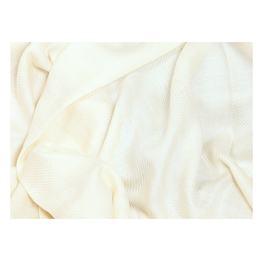 Kasiemobi - Cashmere & Merino Woollen Baby Blanket - Natural Beige