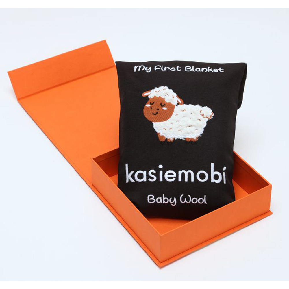 Kasiemobi - Cashmere & Merino Woollen Baby Blanket - Natural Beige