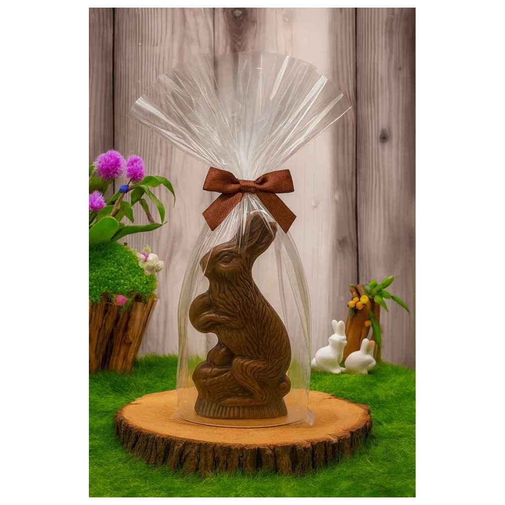 Kiam - Premium Chocolate Bunny With Egg Basket - 13cm