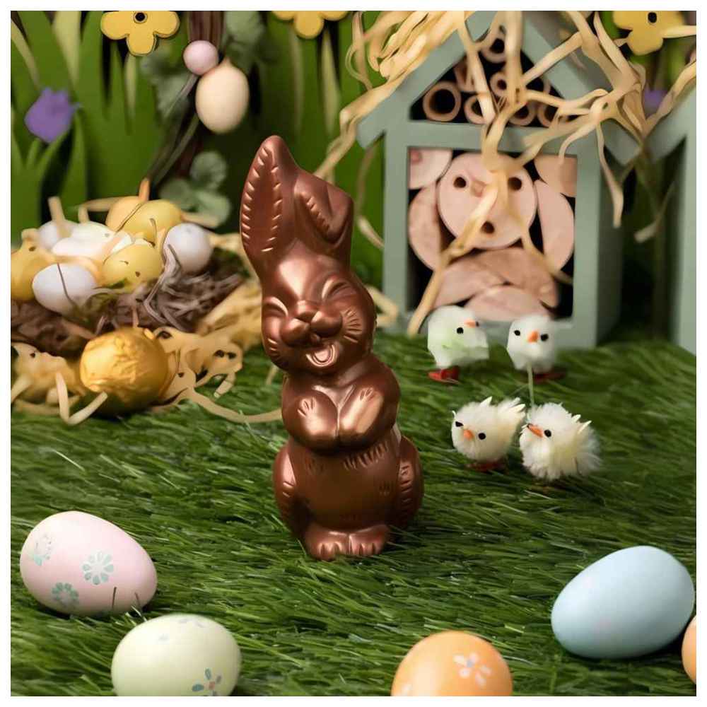 Kiam - Premium Chocolate - Standing Bunny - 12 cm