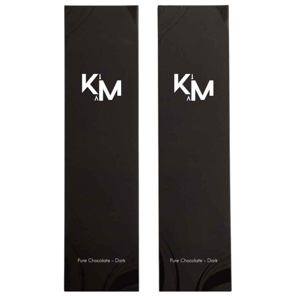 Kiam - Pure Plain Dark Chocolate Bar - 100 gm - Pack of 2