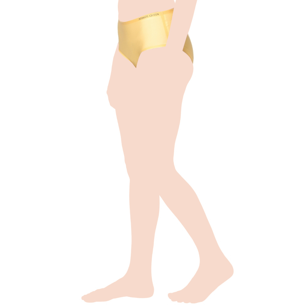 Intimate Queen - Lemon Bae Seamless Sensitive Skin Briefs - Yellow