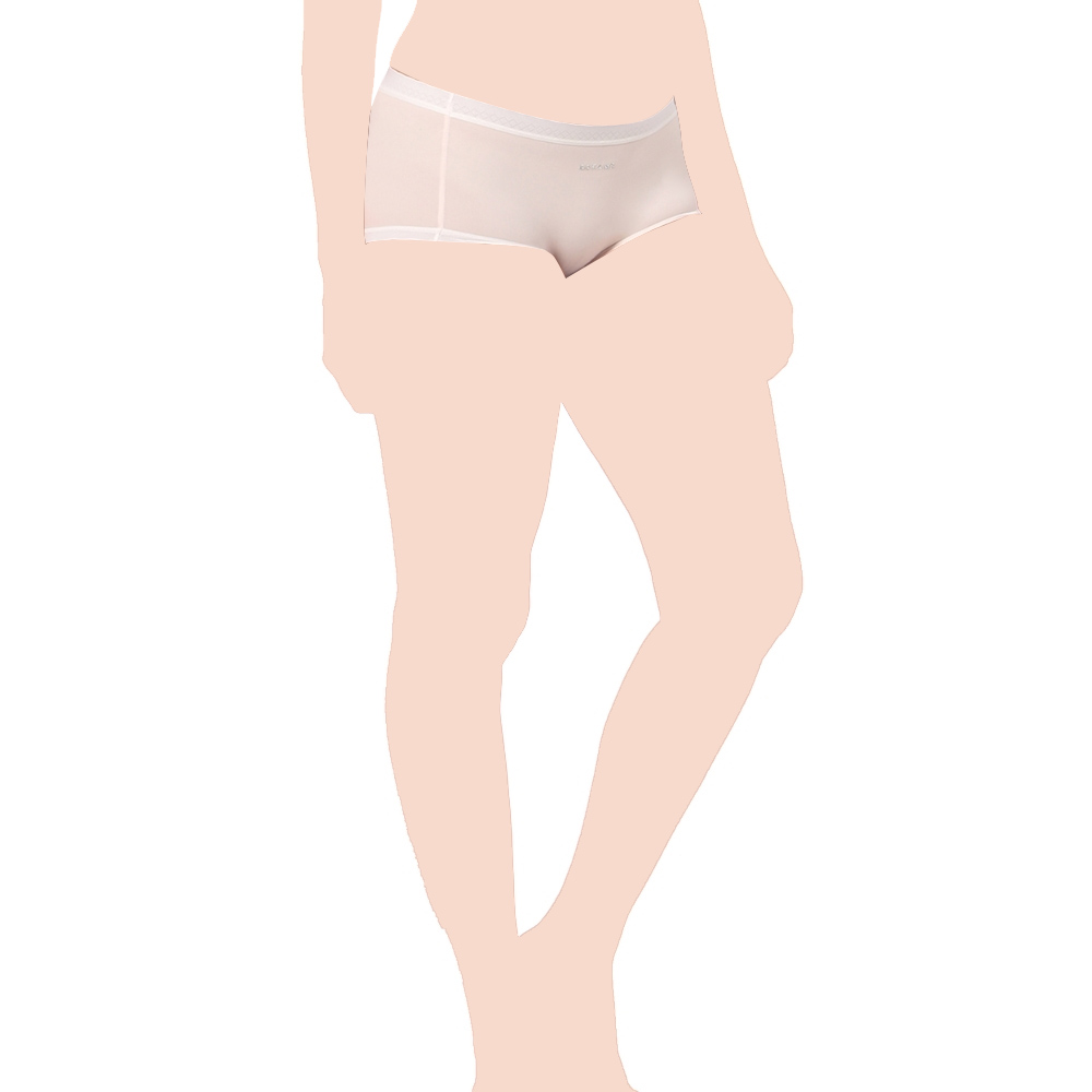 Intimate Queen - Corn Bae No Roll-Ups Lacy Boyshorts - Light Pink